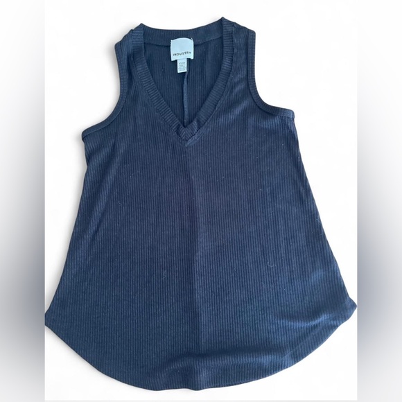 Women’s Industry black ribbed tank top shirt - extra soft - size XS - like new - Picture 1 of 5